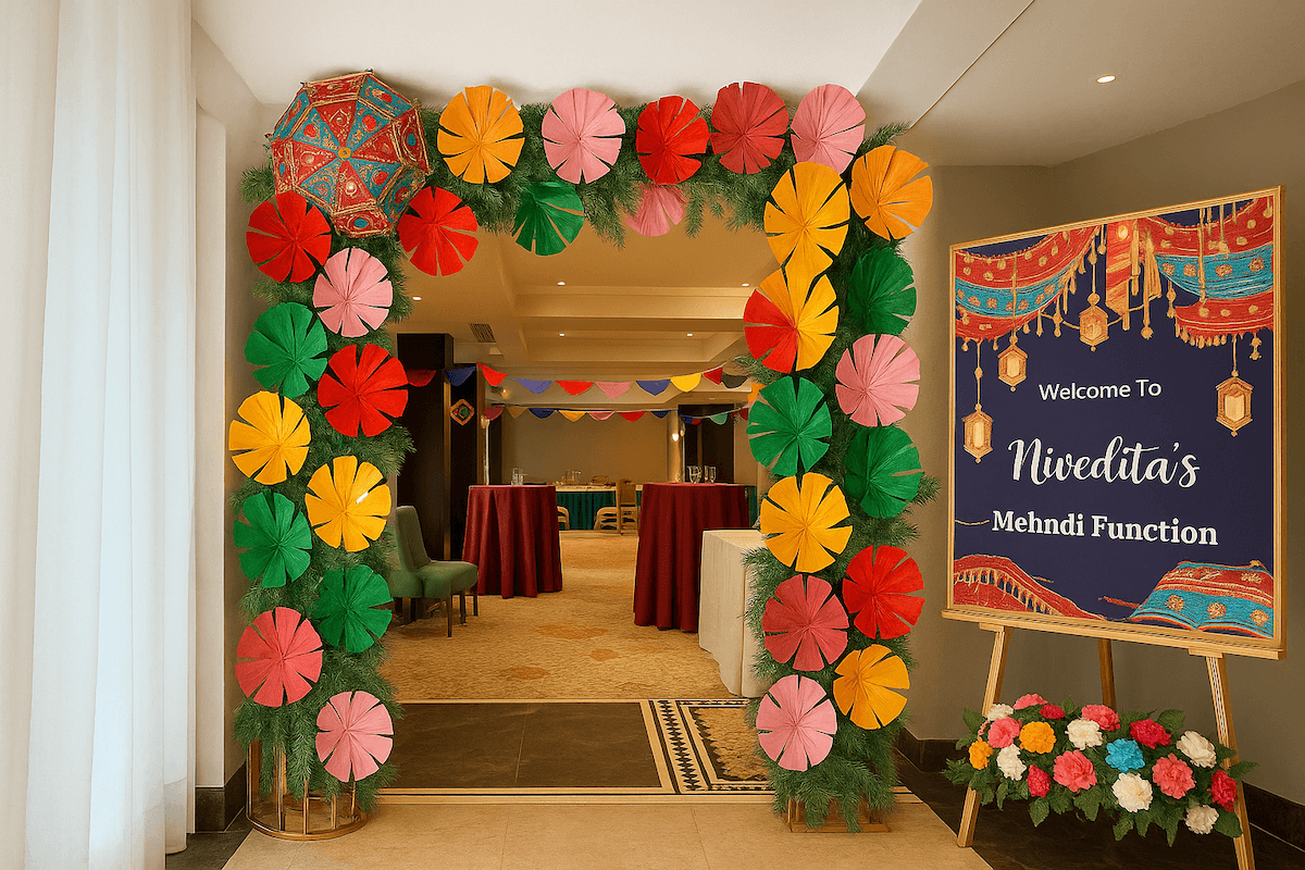 Case Study: Mehndi Decor & Entertainment Setup by Helios Event Productions