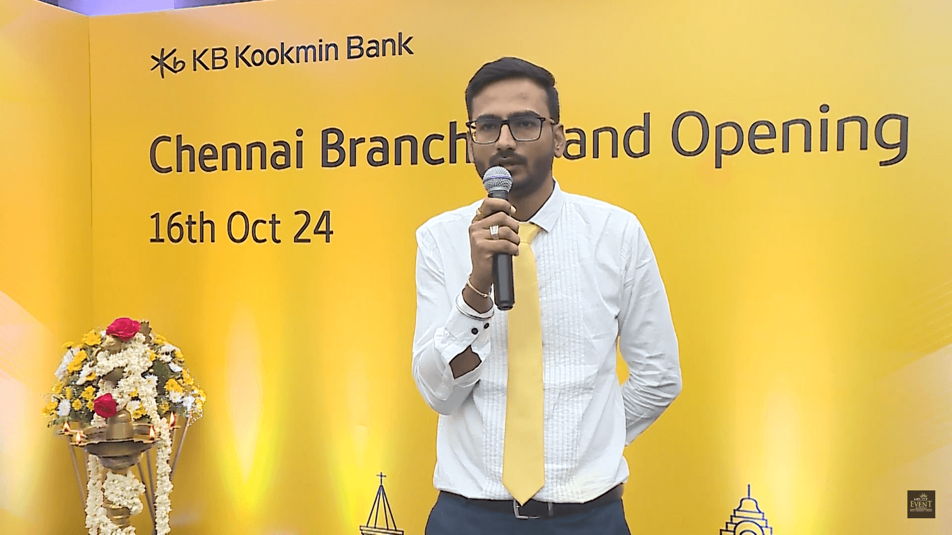Case Study: Defying Adversity – Helios Event Productions Successfully Launches KB Kookmin Bank in Flooded Chennai