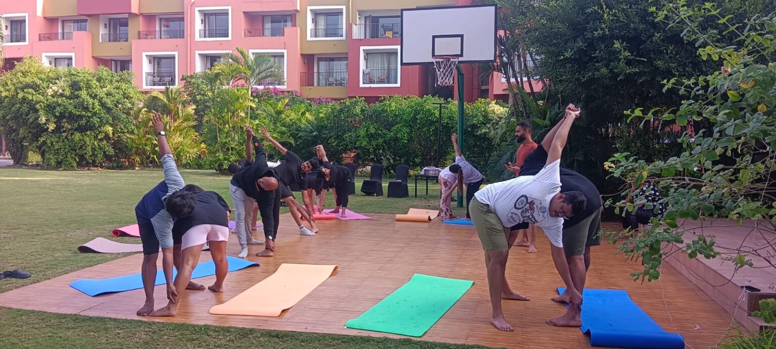 Case Study for Smartlead Event, Goa – 2024: Rejuvenating Mind and Body through Yoga and Wellness Sessions